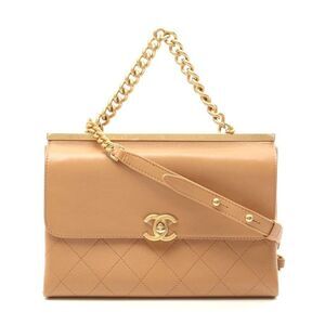 Pre Loved chanel Women brown | beige Crossbody Bags